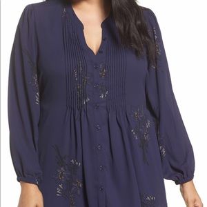 Melissa McCarthy Seven7 Tunic Style Blouse